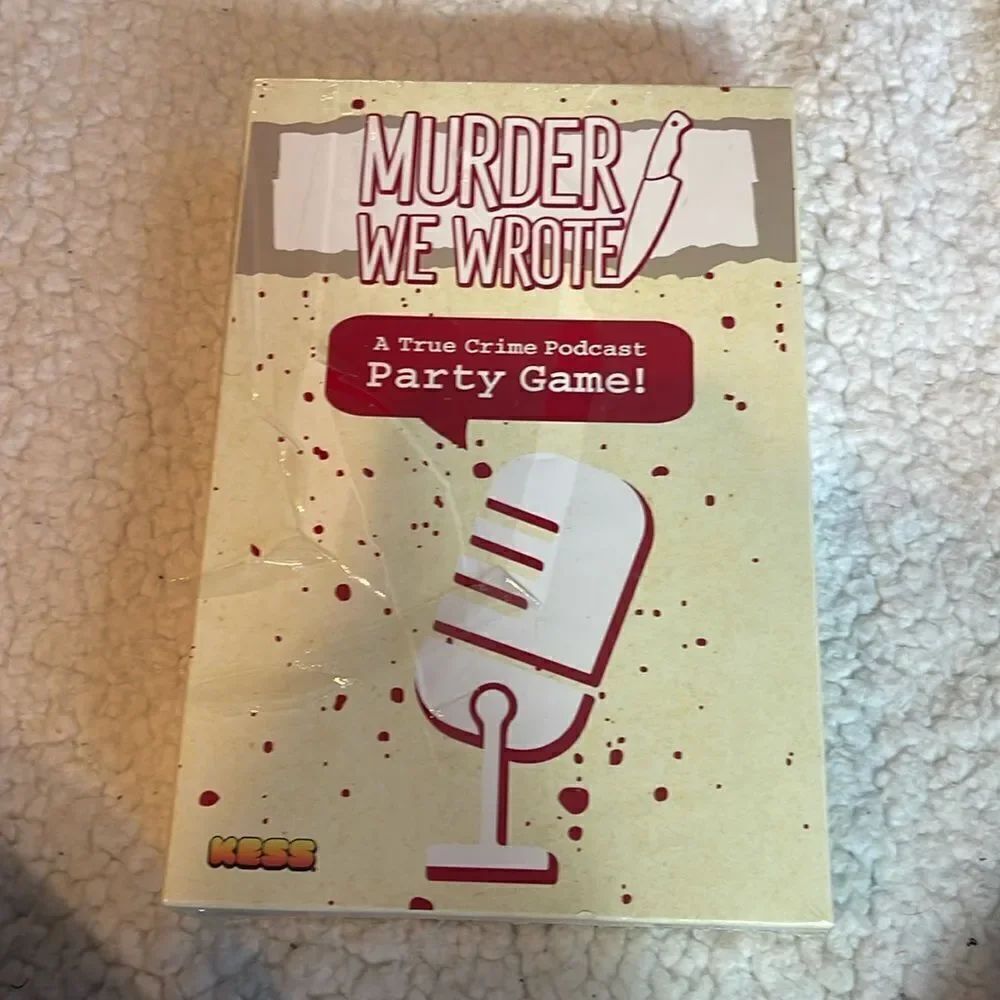 NWT true crime podcast party game